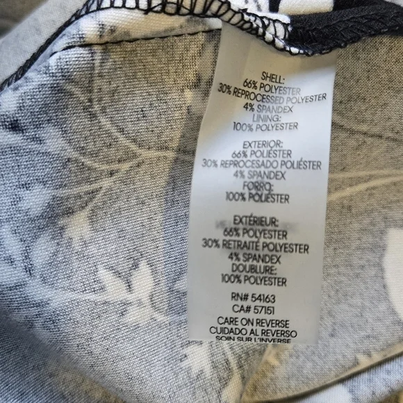 Calvin Klein Floral Sheath Dress Size 4 Black White Bell Sleeve Work Wedding NWT - Picture 6 of 9